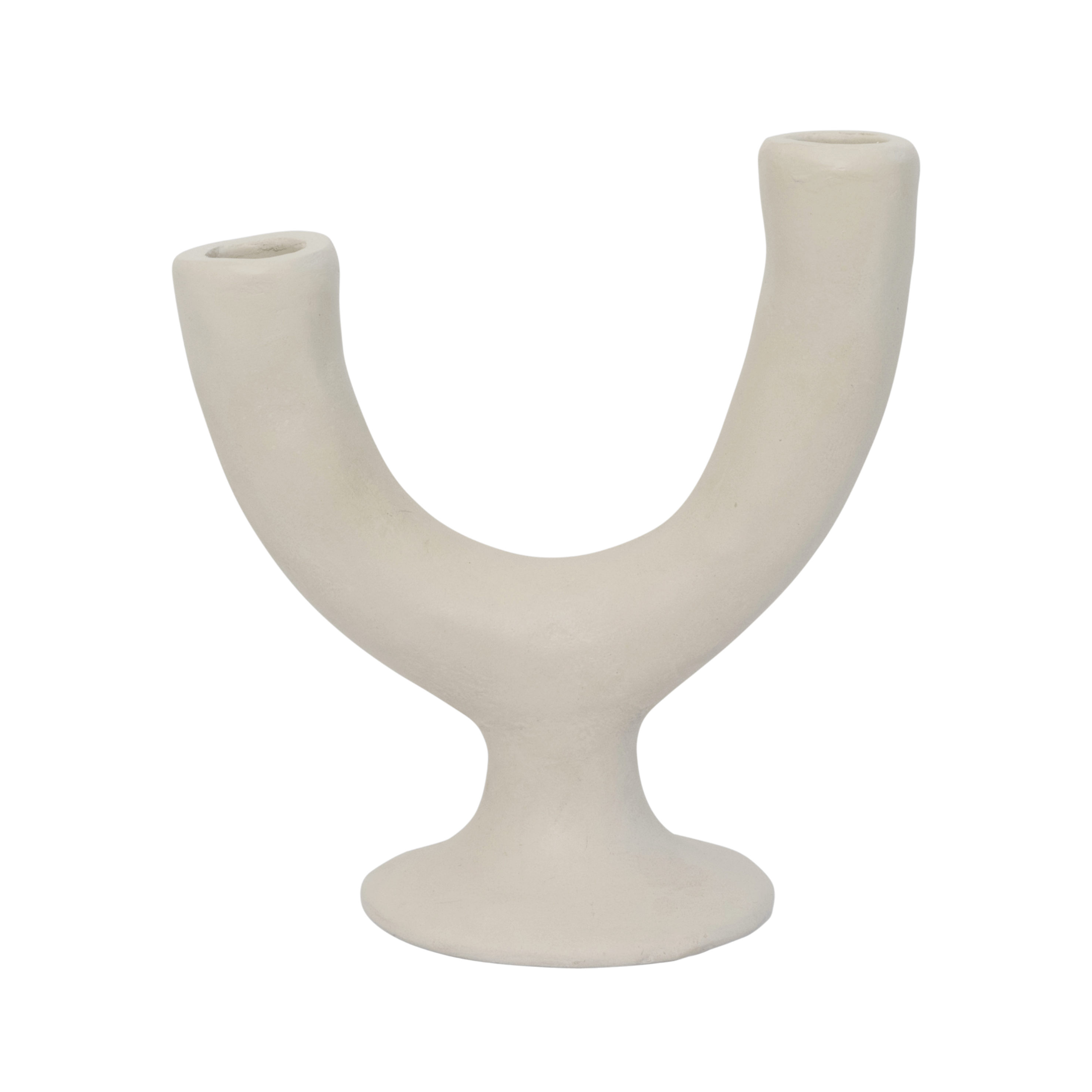 Two armed fog candle holder