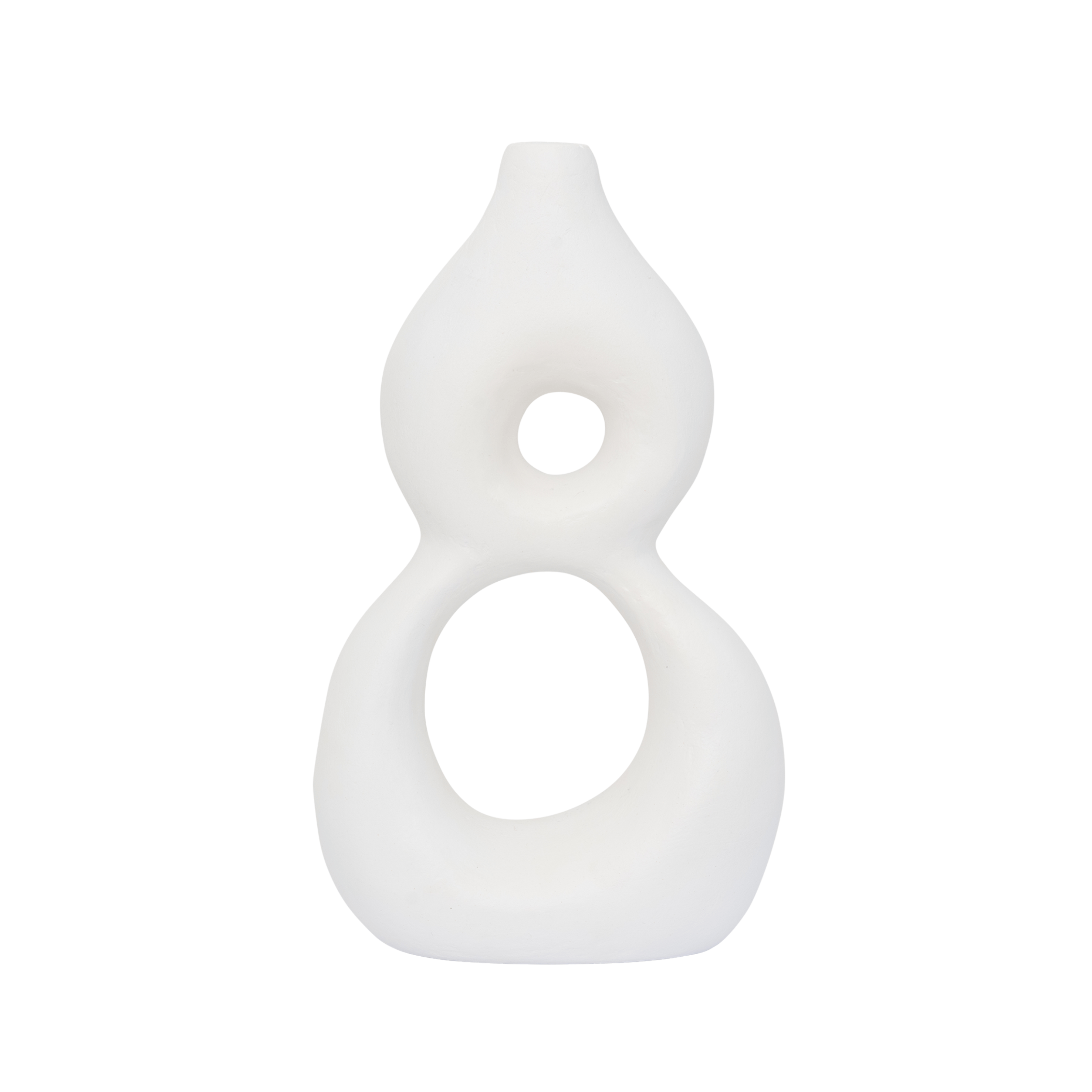 White decorative sculpture - double