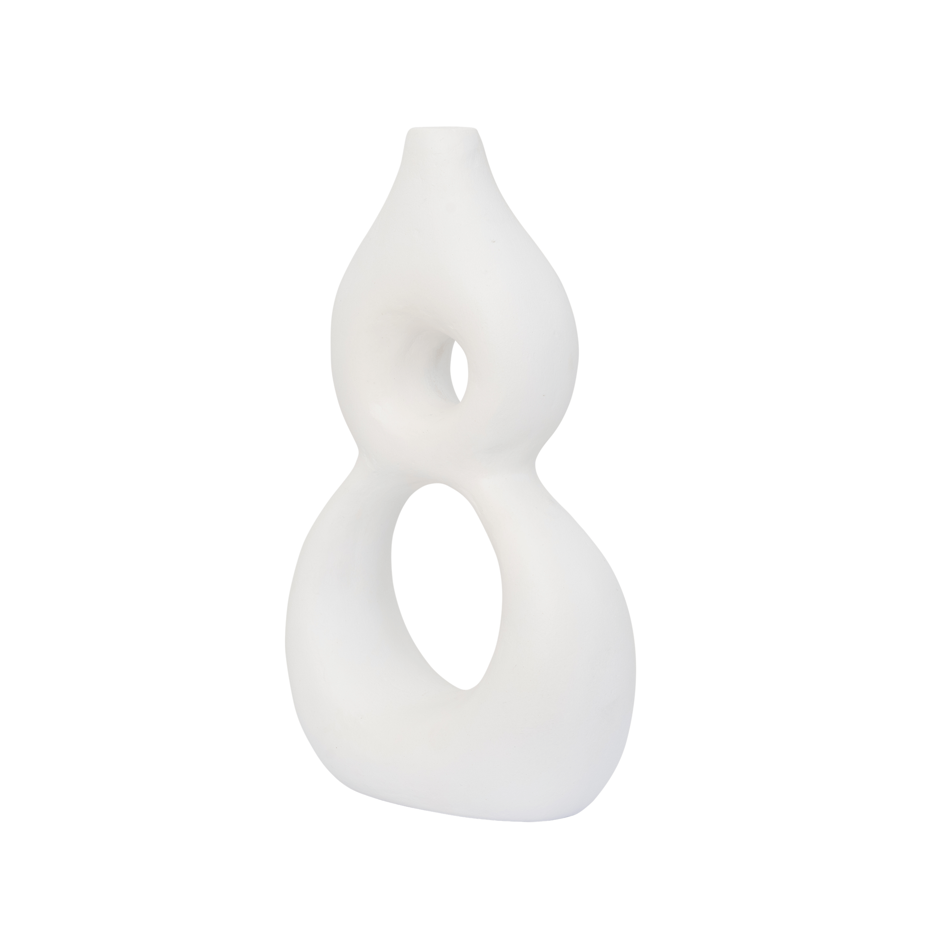 White decorative sculpture - double
